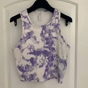 Balance collection tie dye crop tank size medium